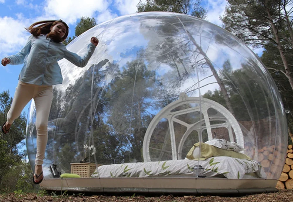 the bubble tent