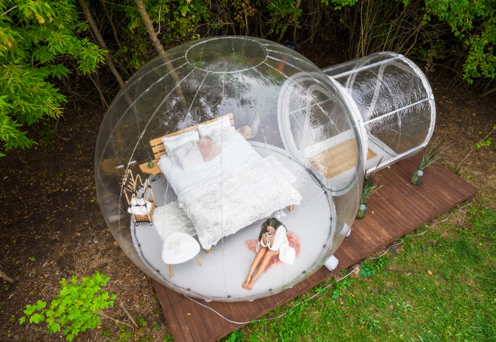 inflatable bubble tent